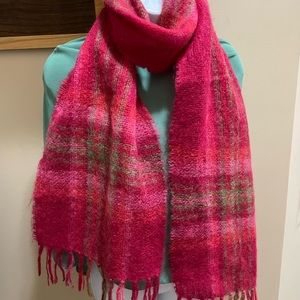 EUC John Hanly mohair & wool scarf made in Ireland